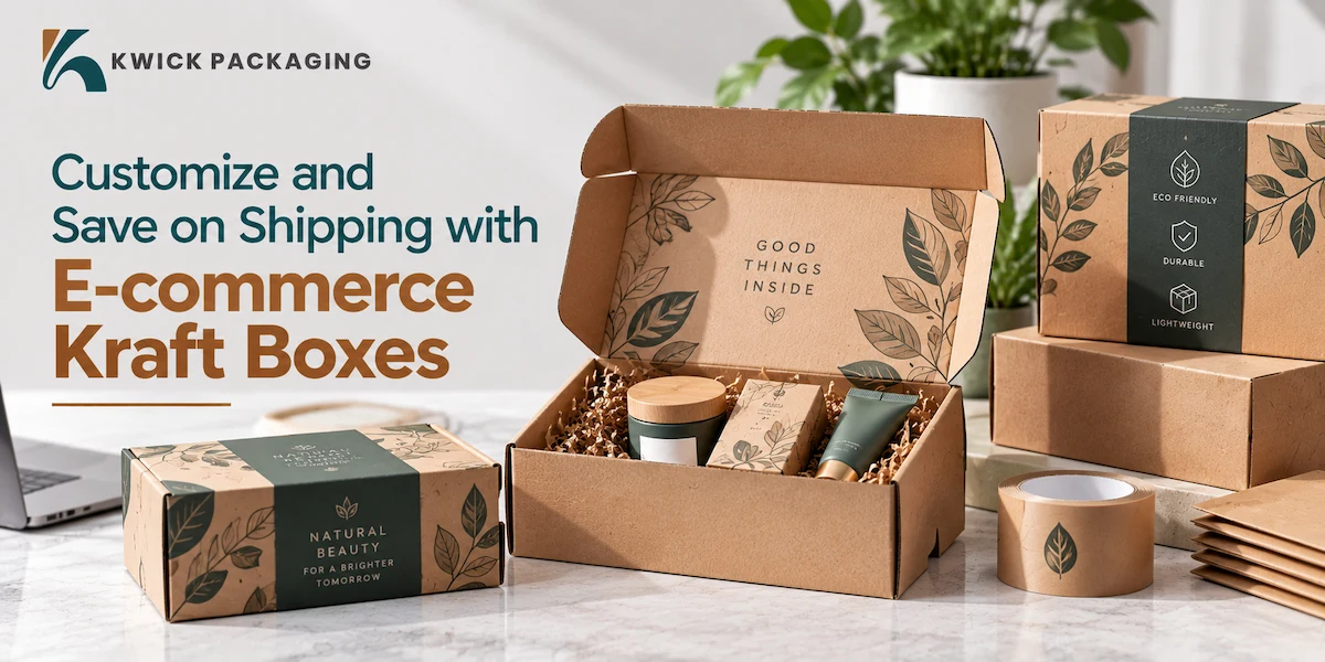 Customize and Save on Shipping with E-commerce Kraft Boxes